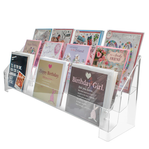 Greeting card stand 3 tier - card,