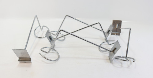 Chrome wall mounted hat - chrome,