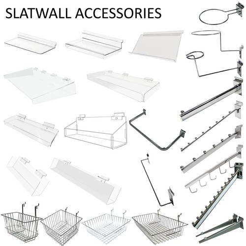 Slatwall baskets shelves - shelves, &