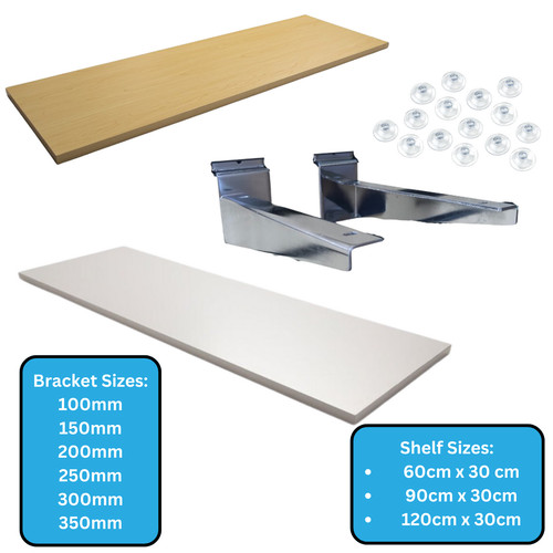 Wooden shelf brackets - wooden,