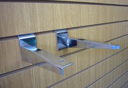 Slatwall timber shelf bracket - timber,