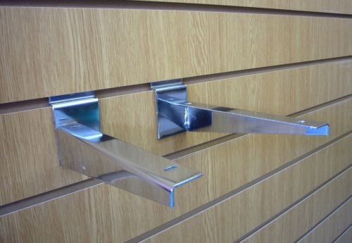Slatwall timber shelf bracket - slatwall,