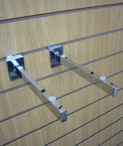 Chrome glass shelf - chrome,