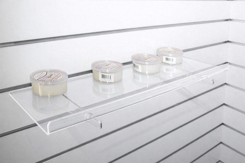 Clear acrylic slatwall flat - acrylic,
